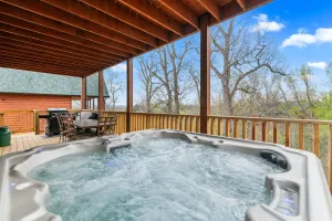 Image of Cabin w/ Hot Tub & Game Room in the Smokys!