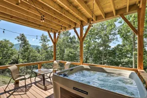 Image of Escape with Hot Tub, Mtn Views 5 Mi to Urban Trail