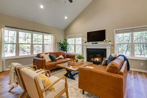 Image of Chic Wisconsin Retreat with Deck, Grill and Fire Pit!