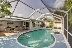 Image of Peaceful Venice Villa with Patio - 2 Miles to Beach!