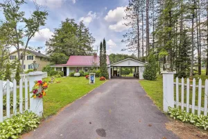 Image of Cozy Cottage on Caroga Lake w/ Waterfront Fire Pit