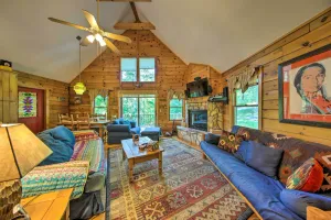 Image of 11 Mi to Calaboose Cellars: Marble Cabin w\/ Deck!