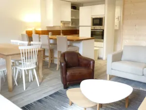 Image of Appartement moderne 4 pièces, terrasse sud-ouest, 150m des pistes, 8 personnes, Arc 1800 - FR-1-411-600