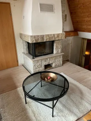Image of Romantic vacation apartment with fireplace in the Thuringian Forest. Quiet location!