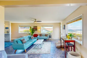 Image of Ocean-view home - private hot tub, outdoor shower, dog-friendly - walk to beach
