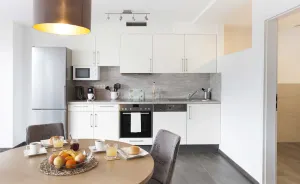 Image of Modern apartment with sophisticated equipment