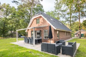 Image of Luxurious villa with sun shower, in a wooded area