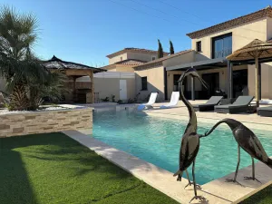 Image of ARLES Modern villa with heated pool, jacuzzi and electric hook-up point