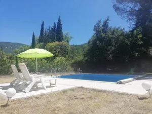 Image of Welcome to the Olivade private pool with large garden