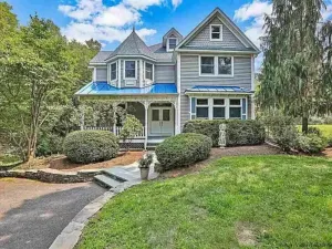 Image of Country home with rock climbing gym, pond and creek