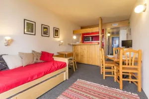 Image of 11st floor, view mountain, balcony, 28m², Les Arcs