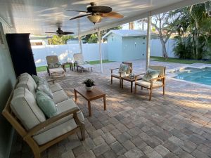 Image of NEW Listing- 3 BDR\/2 Bath with new furniture, private pool & putting green