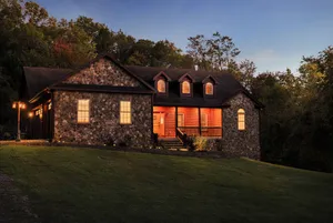 Image of Luxury Lodge Fire Pit, Hot Tub, & Sauna