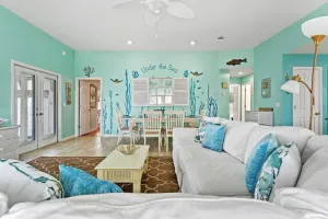 Image of Fun Beach House! Private Pool and Tiki Bar! Walk to Beach!