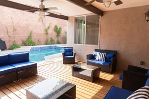 Image of Spacious Home with privatePool & covered partio, chef's kitchen, 10min to dwtn