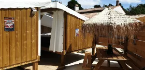 Image of Wooden dwelling, room with view of the sky sleeps 4