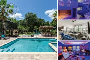 Image of Valhalla Paradise | 6 Bed Villa with Private Pool, Custom Games Room, & Custom Kids Bedroom