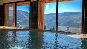 Image of South-facing panoramic mountain view - T2 ski in, Pool & Spa