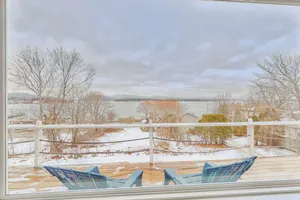 Image of Waterfront cottage with large deck- amazing harbor views w\/studio  add on option