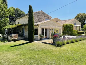 Image of House in the middle of lavender fields