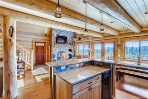 Image of Quarry Road Cabin - Dogs OK - Log Cabin, Mountain Views 22 miles to Breckenridge