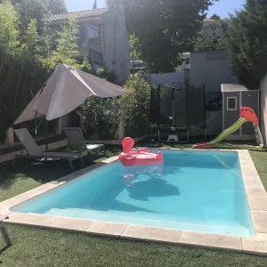 Image of Small Provencal village house with garden and swimming pool