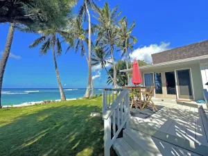 Image of LAST MINUTE AVAILABILITY June 6-17th - Hale Kai - BEACHFRONT  North Shore