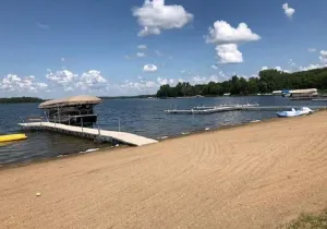 Image of Gorgeous sunsets and a sugar sand beach in the heart of lakes country await you!