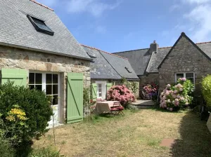 Image of Old house near La Palue beach with stove