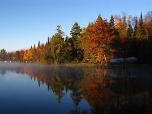 Image of Beautiful Cabin on the Inland Chain of 28 beautiful Lakes .