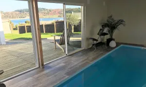Image of Le gite TY STEREC SWIMMING POOL indoor heated to 29° view and HAMMAM