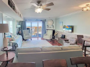 Image of Oceanfront condo- Steps to the Beach and Ocean perfectly located in midtown Ocean City!  Sunrise East #101