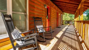Image of Modern Log Cabin TH Retreat | Peaceful | Mountain Views | Steps to Downtown WJ
