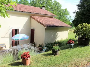 Image of Charming Country Cottage with Farm Animals, Fireplace, and Garden in Dordogne