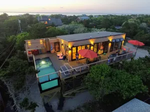 Image of Windows on the Sea ★ Modern Pool & Beach Retreat ★ 100 ft to Beach ★ 2 Masters