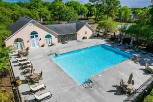 Image of Beach Time! w\/ King Beds, Pool, Fire Pit, & Tennis