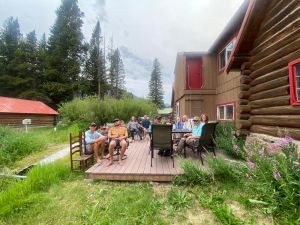 Image of Yellowstone Park - 1\/2 Mile to NE Gate.  Silver Gate\/Cooke City