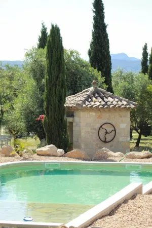 Image of Large charming family farmhouse between sea and mountains.