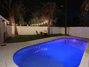 Image of *Chic Lux New Build w\/ Htd Pool, Firepit, BBQ*