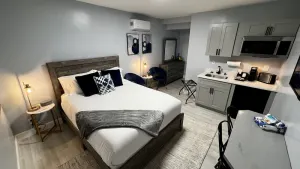 Image of Cozy Beachside Boutique Hotel Suite with kitchen