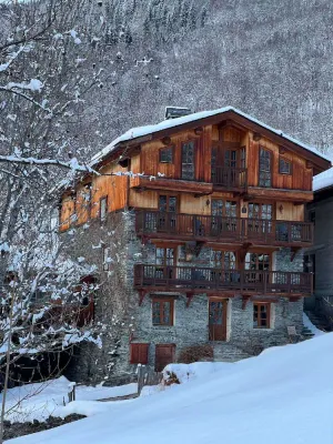 Image of Charming Savoyard chalet in a quiet area with mountain views