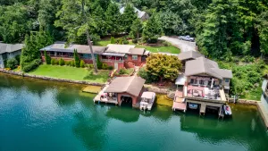 Image of Serene lakehouse with hot tub, kayaks, dock, fireplace, & washer\/dryer