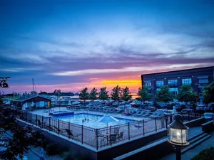 Image of Marina Sunsets Overlooking Chesapeake's Pool