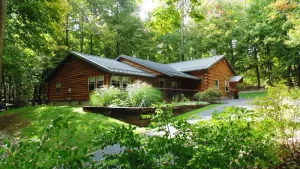 Image of In the Woods Cabin Suite: Luxurious Cabin Suite in Amish Country, Ohio.