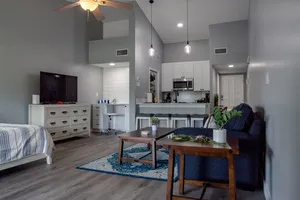 Image of Newly remodeled Studio Condo across parking lot to Ocean