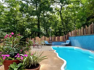 Image of Frog Pond Hollow Lodge *Waterfront retreat* *private Pool* private pond!