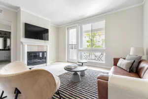 Image of Crisp San Mateo 1BR w\/ Pool, Spa, Parking, walk to Shops by Blueground