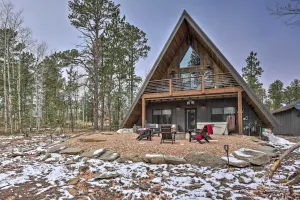 Image of Modern Lead A-Frame w\/ Hot Tub: Hike, Bike & ATV!