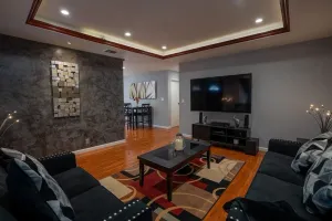 Image of LuxoStays | Charming 4BR w\/ large backyard\/firepit