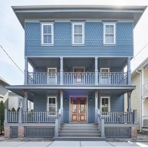 Image of Historic Shore Home w\/ Modern Coastal Interiors. 5 min walk to beach!